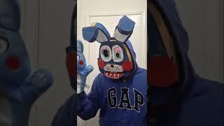 Extra Deluxe family size toy Bonnie costume Cringe with toy bonnie bon bon puppet