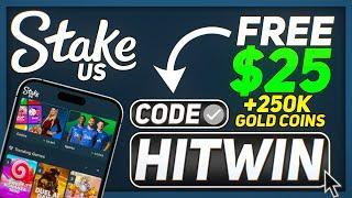 STAKE US PROMO CODE "HITWIN" — FREE $25 BONUS + INSTANT RAKEBACK  Stake US promo code 2025 Review
