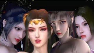 Vam3d_ Queen Medusa ,Yunyun, Nalanyan & Xiaowu  Playing Together  Virt A Mate 3d| Btth , Soulland