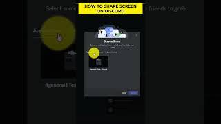 How to Share Your Screen Discord #discord