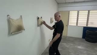 WSL Ving Tsun Kuen Hok - breaking it down #18 - training on the wall bag.