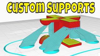 New Unique Custom Supports in Cura Slicer