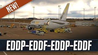 MSFS LIVE | *PRE-RELEASE* PMDG 777-F | Real World AeroLogic OPS | Leipzig to Frankfurt | VATSIM