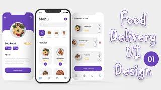 Ionic Angular Food Delivery App UI Design - Part 1 Listing Page