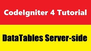 How to Use DataTables in Codeigniter 4