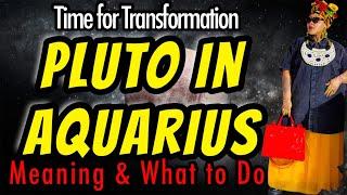 Pluto in Aquarius: What is Your Purpose? Manifest Transformation through Living in Your Purpose