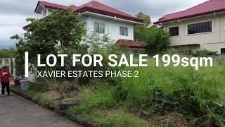 LOT FOR SALE | 199sqm | Xavier Estates Phase 2 | Uptown Cagayan de Oro City