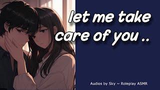 [ASMR] girlfriend comforts you as you cry [loving][soft voice][kind words]