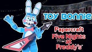 Toy Bonnie Fnaf 2 Papercraft by JakovDrawzz | Stop Motion Video