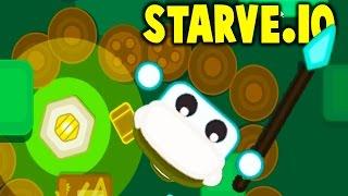 STARVE.IO AWESOME UPDATE - Diamond Spear, Animal Fur Armor, Furnace! - Starve.io Gameplay Highlights