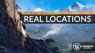 Importing Real World Locations Into Unreal Engine 4 - Beginners Tutorial UE4