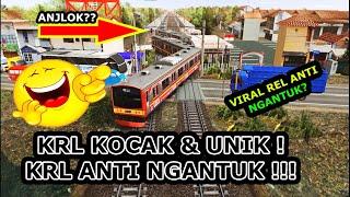 KRL ANTI NGANTUK JR 205 GOYANG KIRI KANAN KOCAK | TRAINZ SIMULATOR INDONESIA