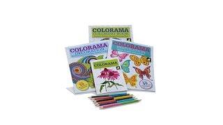 Colorama Coloring Books Collection with Coloring Pencils