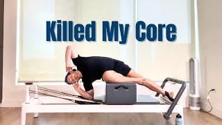 Quick 20 Min Abs | Killer Reformer Pilates Workout & Chat
