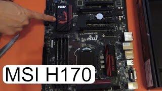 UNBOXING MSI GAMING M3 H170 MOTHERBOARD