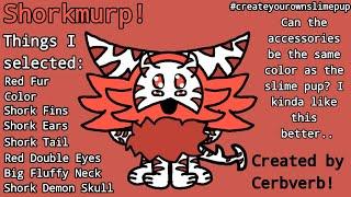 Shorkmurp! The Red Shark Pup! | 4th Commission for #createyourownslimepup  @Veffonbun