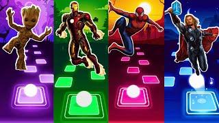 Marvel Madness Hits Tiles Hop - Epic Superhero Challenge!