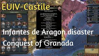 EU IV (v1.35) - Castile play - part 1 : The Infantes of Aragon disaster and conquest of Granada