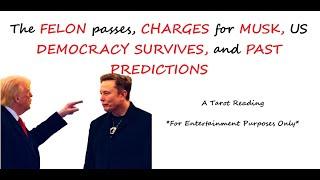 PAST PREDICTION RECAP, TRUMP PASSES, CHARGES FOR ELON, RESISTANCE WINS, PROTESTS GROW, political