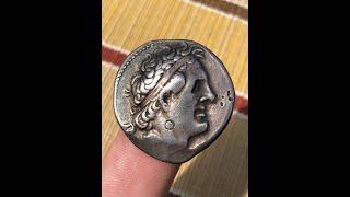 Ptolemaic Pharaoh Ptolemy I Soter Ancient Silver Tetradrachm Coin