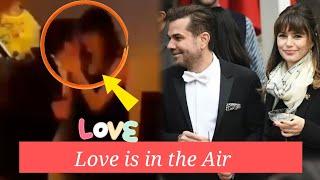 Love is in the Air For Kinan And Beren Saat Beren is romancing with her husband in a wedding