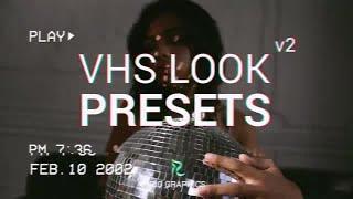 VHS Look Presets V2 Premiere Pro Presets