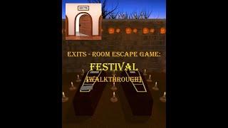 EXiTS - Room Escape Game: Festival Walkthrough [NAKAYUBI CORPORATION]