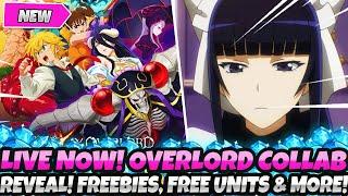 *LIVE NOW!! OVERLORD RERUN COLLAB REVEAL STREAM!* Units, Banner, Events & Freebies (7DS Grand Cross