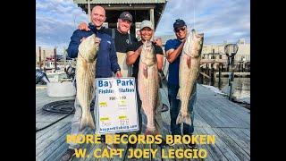 Trophy Striped Bass Fishing with Capt Joey Leggio