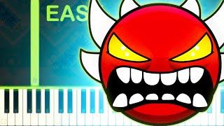 Tidal Wave | GEOMETRY DASH - EASY Piano Tutorial