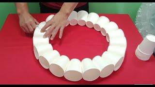 BEST Things You Can Make With Waste Paper Cup and plastic Bottles 2024 | holiday ideas Compilation