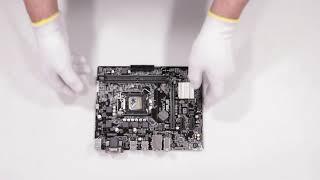 Unboxing Asus H110M-K S1151 H110 2DDR4 6USB2.0/DVI-D/DSUB uATX