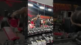 Roman Reigns Shoulder workout at Gym || shoulder dumbbell fly || only  subscribe  ||