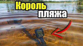 Подводный коп на диком пляже. Nokta Makro Simplex plus под водой.