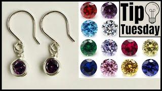 Wire Wrapped Gemstone Earrings Tutorial