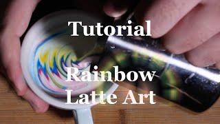 Coffeefusion Tutorials - Rainbow Latte Art