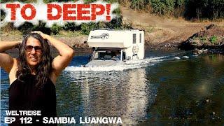 UNSERE TIEFSTE FLUSSDURCHFAHRT - und dann passiert es! Offroad Abenteuer Sambia | Overlanding EP 112