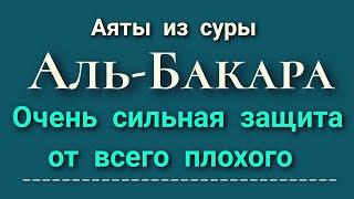 АЯТЫ ИЗ СУРЫ АЛЬ-БАКАРА , ЗАЩИТА ОТ ВСЕГО ПЛОХОГО