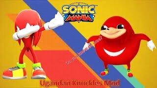 Sonic Mania (PC) Mod Part 15_ Ugandan Knuckles Mod (1080p60fps)