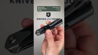 CRKT Viento 7135 Bead Blast D2, Black G10, pocket knife, Richard Rogers design