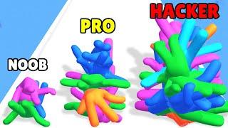 NOOB vs PRO vs HACKER in Ragdoll Roll 3D