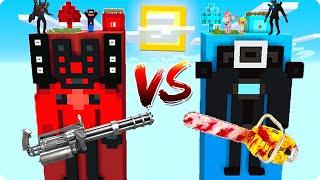 ЧАНК ТИТАНА СПИКЕРМЕНА vs ТИТАНА КАМЕРАМЕНА В МАЙНКРАФТ! ШЕДИ ЛЕСКА И НУБИК MINECRAFT