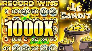 OUR RECORD WINS On LE BANDIT SLOT!! (BIGGEST EVER WINS)