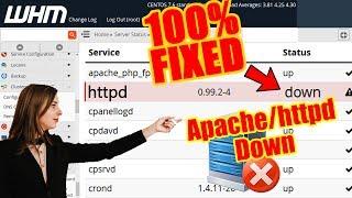 How to solve “Apache Down” or “httpd Down” issue in WHM(root)[EXPLAINED]️