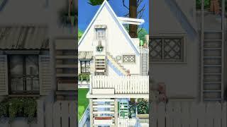 ECO TREE HOUSE || The Sims 4 speed build- no cc #sims4shorts #sims4eco #sims4treehouse