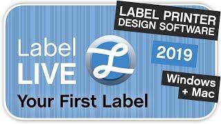 How To Create Your First Label Using Label LIVE Thermal Printer Software