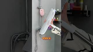 How to quickly clean the bathroom after a shower？#homegoods #cleaningtiktok #squeegee #Broom