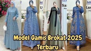 60 Model Gamis Brokat 2025 Terbaru