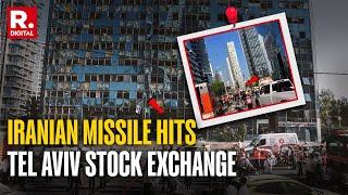 Breaking News: Iranian Missile Damages Tel Aviv Stock Exchange Building | Israel-Iran War