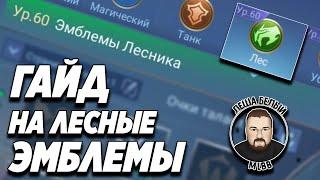 ЛЕСНЫЕ ЭМБЛЕМЫ, КАК ВКАЧИВАТЬ И НА КОГО ЮЗАТЬ МОБАЙЛ ЛЕГЕНД | Гайд на Эмблемы Лесника Mobile Legends